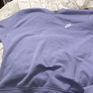 Purple Nike crewneck!